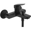 Hansgrohe 71400670 Miscelatore monocomando Vasca, Nero Opaco, installazione esterna