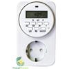VDL Timer digitale 8 programmi 1 canale lcd 230v 1800w 7.8a settimanale batteria