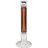 VINCO Stufa elettrica carbonio a Piantana 2 Regolazioni 400/1000Watt Auto Oscillazione