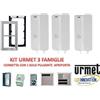 Urmet CITOFONO URMET 3 FAMIGLIE KIT COMPLETO CON CORNETTA 1150 TRIFAMILIARE