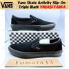 Vans Skate Activity Slip-On Triple Black VN0A5FCABKA Taglia Uomo
