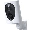 Virtavo 2K Telecamera WiFi Esterno Senza Fili a Batteria, Starlight Lente