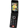 Trevi Telefono Cellulare per Anziani 4G a Conchiglia e Doppio Display FLEX PLUS