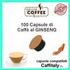PausaCoffee 100 capsule cialde CAFFE' AL GINSENG compatibile CAFFITALY