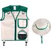 Kit da esploratore per bambini Gilet Cappello Halloween Party Cosplay per