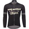 Maglia ciclismo invernale Parigi Rubaix felpata abbigliamento bici MTB