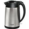 Bosch TWK3P420 DesignLine Bollitore, 2400 W, 1.7 L, Acciaio Inox (S9v)