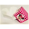 Subitodisponibile MINNIE DISNEY PARTY Scatola Fleur portaconfetti 7x7x7 cm ROSA bomboniera 0LV8