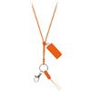 Subitodisponibile Porta Badge con zip cerniera lampo portachiavi moschettone 0MD5