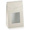 Subitodisponibile Scatola scatolina Sacchetto cartoncino PORTACONFETTI con finestra in pvc 0L7G