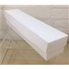 Subitodisponibile Scatola per bomboniera fondo e coperchio 25X5X4 cm SETA BIANCO 0L4G
