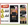 Duracell caricabatterie DURACELL + pile ricaricabili AA Stilo AAA Ministilo scegli lotto