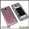 SONETH VETRO COPRI BATTERIA BACK COVER PER SAMSUNG J7 2017 SM-J730F ROSA
