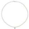 Comete Collana Donna COMETE PERLE D'AMORE ORO DIAMANTE ACQUAMARINA codice FWQ323