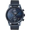 Hugo Boss Orologio Uomo HUGO BOSS B NAVIGATOR 1513538 Chrono Bracciale Acciaio Mesh Blu