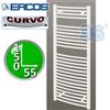 ERCOS - PONSI Scaldasalviette CURVO bianco TEKNO Ercos cm 150x55 interasse 50
