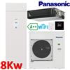 PANASONIC Sistema Aquarea EcoFleX R32 a Recupero di Calore per Riscaldamento, Ra