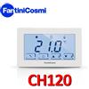 Fantini Cosmi CH120 - Termostato ambiente digitale touchscreen con display LCD positivo e retr