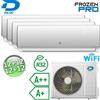 DILOC Naicon Climatizzatore quadri split 12+12+12+12 Btu R32 A++/A+ Diloc Frozen PRO - WiFi i