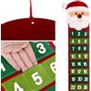 Calendario Avvento 2026 Calendario Natale IDEA REGALO 24 tasche in feltro numeri