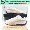 Puma Speedcat Pelle Puma Bianco Tostato Mandorla 401603-01 Taglia Uomo