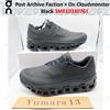 On Post Archive Faction × On Cloudmonster 2 nero 3ME10330761 taglia uomo