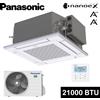 Panasonic Climatizzatore mono cassetta a 4 vie 60x60 cm - 21000 Btu 6.0 Kw R32 A++ Panason