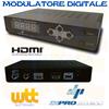 EMME ESSE Modulatore Video HDMI uscita RF Digitale Terrestre DVB-T FULL-HD 1080P CON IR CA