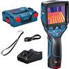 Bosch Professional 12V System Termocamera GTC 400 C,batteria 12 V, con funzione app, intervallo di temperatura da -10 °C a +400 °C, risoluzione 160 x 120 px, in valigetta L-BOXX