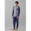NOI DI NOTTE Pigiama Uomo Lungo Cotone Invernale ART. FC003134