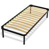Bed Store SISTEMI RIPOSO Rete 80x180 A Doghe Strette Singola per Letto Singolo con 4 Piedi in Ferro