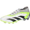 adidas Predator Accuracy.2 MG, Football Shoes (Multi Ground) Unisex-Adulto, Ftwr White/Core Black/Lucid Lemon, 44 EU