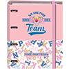 Dohe - Raccoglitore Ricambio A4 Anelli 35 mm - Pink Panther - Modello Team