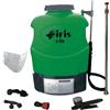 IRIS Pompa irroratrice a batteria a spalla elettrica 16 lt con ugelli autonomia 5 ore