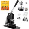 Kit Fustellatrice Manuale Badge Punzonatrice Spillo Diametro 58mm & 25mm