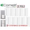Comelit kit citofono dieci famiglie comelit 2 fili kca2061 10 famiglie citofoni 2738wa