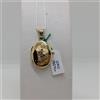 CIONDOLO PORTAFOTO CHIUSO DI FORMA OVALE INCISO ORO GIALLO 18KT 4,65 GR. (8212)