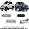 Sirius Per Fiat 500x 2014-2018 Coppia Plafoniere luce targa a Led oem 51962525 Sirius