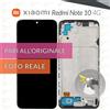 Xiaomi DISPLAY XIAOMI REDMI NOTE 10 4G M2101K7A G I SCHERMO OLED +FRAME TOUCH SCREEN