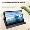 Display Portatile 7" IPS 1024×600 CON CUSTODIA HDMI VGA AV monitor PC Laptop TV