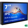Display Portatile 7" IPS 1024×600 HDMI VGA AV monitor PC Laptop TV Box Foto