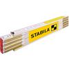 Stabila metro doppiometro pieghevole carpentiere a stecche in legno 2 metri STABILA