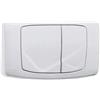 Valsir PLACCA VALSIR BIANCA DOPPIO SCARICO PER CASSETTA RIOS 33 X 19 VS0828501