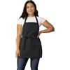 Chef Works Grembiule unisex con tre tasche, gessato, taglia unica