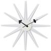 George Nelson Orologio George Nelson Daiva Sunburst legno bianco acciaio riproduzione metà ...
