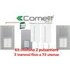 Comelit KIT CITOFONO BIFAMILIARE COMELIT 2 FILI KCA2061 DOPPIA PULSANTIERA 2 INGRESSI