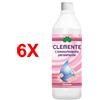 CLEMENTE 6 X Clemente L'ammorbidente Persistente - Profumazione Carezza 1 Lt