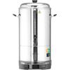 HENDI Percolatore, Parete Doppia, Filtro Integrato, Rubinetto Antigoccia, per Caffè Macinato Grosso, Senza Filtro di Carta, 10L, 230V, 1500W, 386x393x(H)576mm, Acciaio Inox 18/0