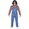FIESTAS GUIRCA | Costume Bad Toy Uomo - Maglietta e Salopette per Feste a Tema Cinema, Halloween, Carnevale, Oktoberfest, Balli in Maschera e Addii al Celibato