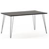 Schildmeyer Fynn 701914 - Scrivania per sala da pranzo, 140 x 80 x 74 cm, colore: Grigio basalto